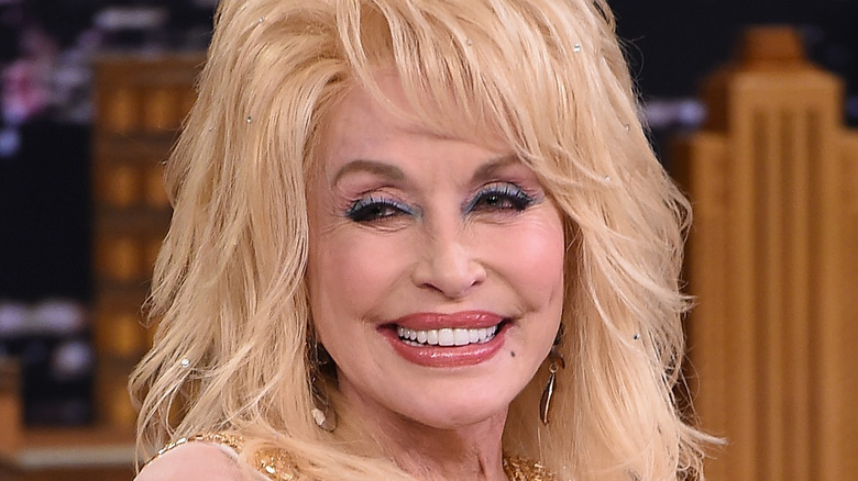 Country star Dolly Parton, up-close