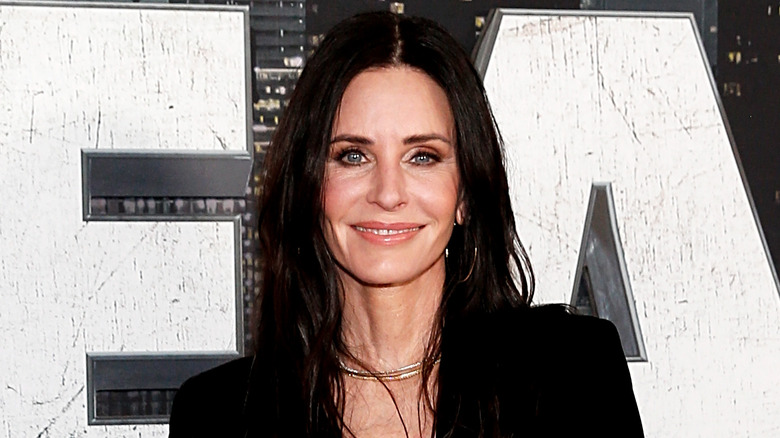 Courteney Cox smiling.