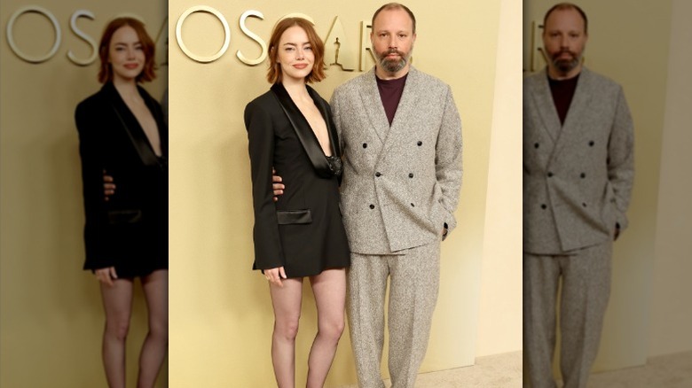 Emma Stone and Yorgos Lanthimos attend the 98th Oscar Nominees Luncheon in Beverly Hills, CA (2026)
