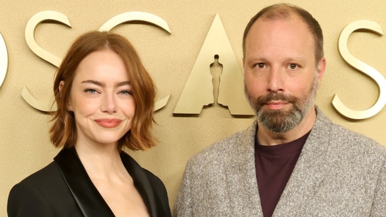 Emma Stone and Yorgos Lanthimos attend the 98th Oscar Nominees Luncheon in Beverly Hills, CA (2026)