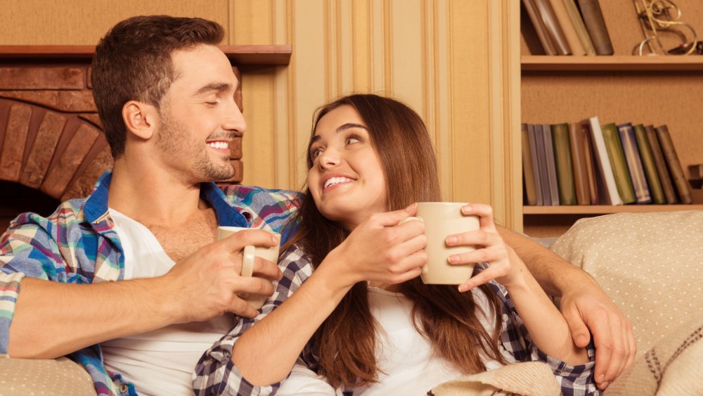 Couple on a couch