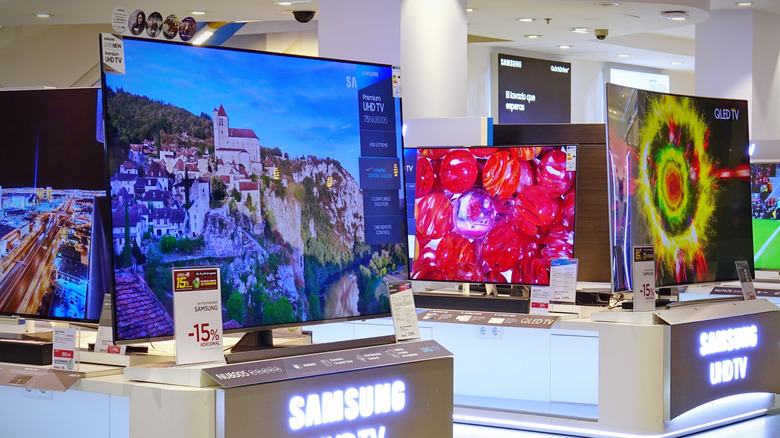 Samsung Frame TV store display