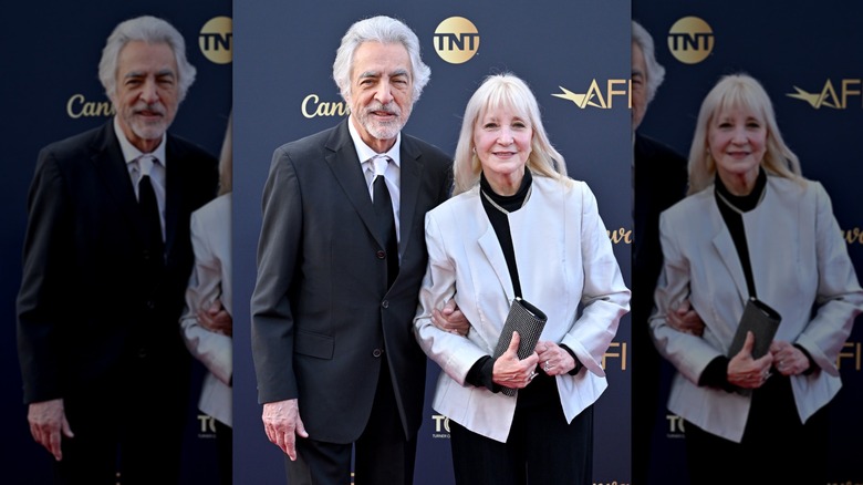 Joe Mantegna and wife Arlene Vrhel attend the AFI Life Achievement Award Ceremony in 2025