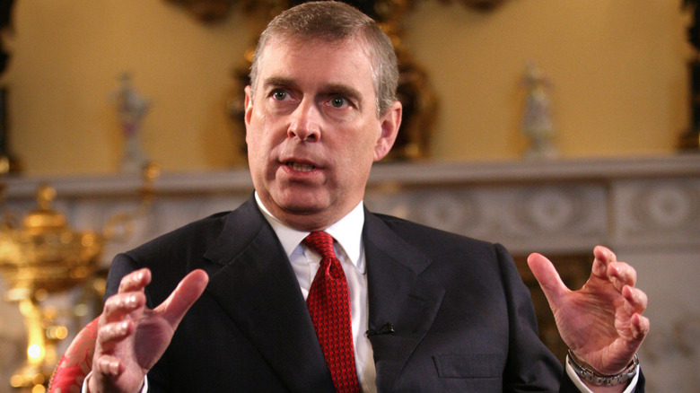 Prince Andrew suit interview talking