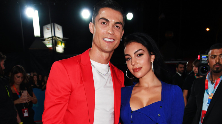 Cristiano Ronaldo and Georgina Rodríguez pose together