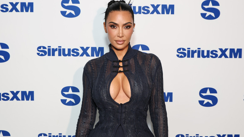 Kim Kardashian black dress