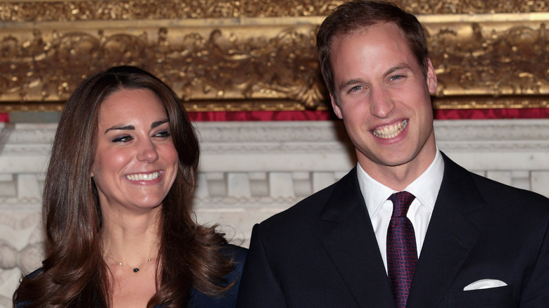 Kate Middleton and Prince William smiling