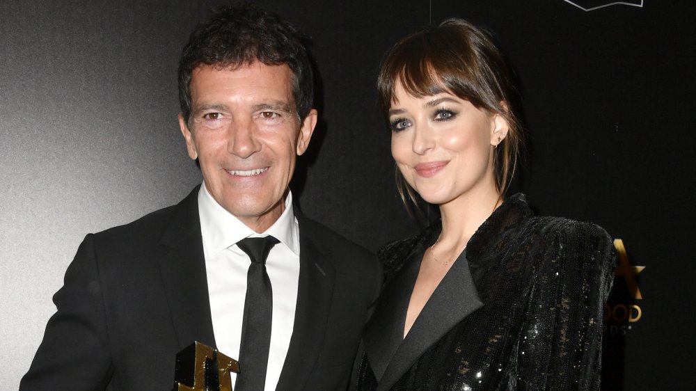 Banderas and Johnson Hollywood Film Awards 