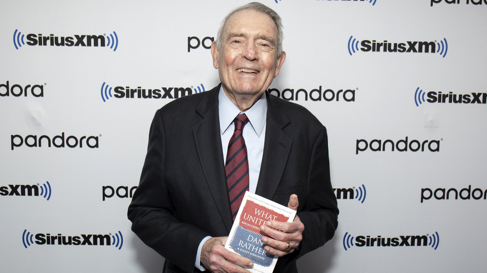 Dan Rather on the red carpet