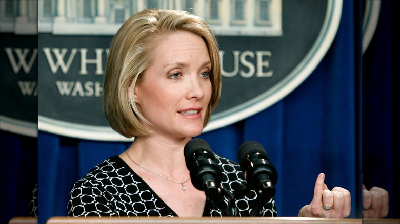 Dana Perino talking