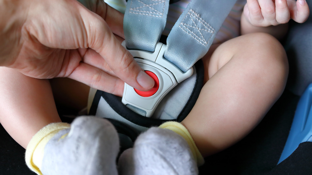 Baby in car seat