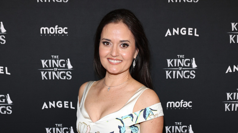 Danica McKellar at The King of Kings film premiere