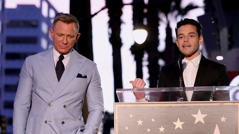 Daniel Craig and Rami Malek