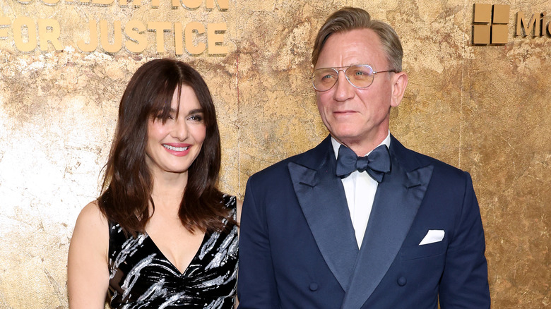 Rachel Weisz and Daniel Craig smiling together