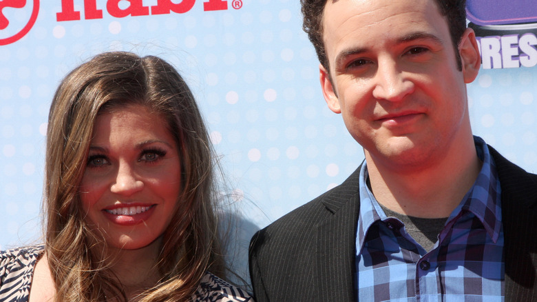 Danielle Fishel and Ben Savage smiling 