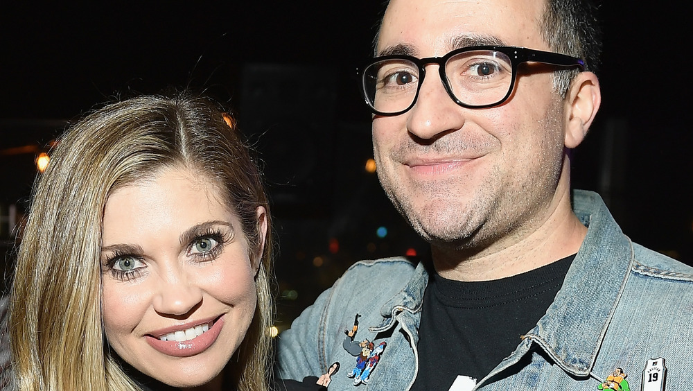 Danielle Fishel poses with husband Jensen Karp