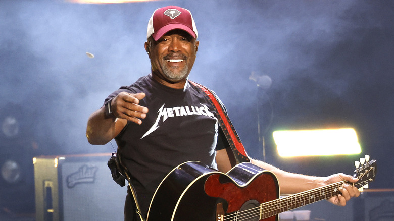 Darius Rucker on stage performing