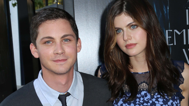 Logan Lerman and Alexandra Daddario