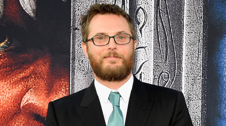Duncan Jones smiling at the Warcraft premiere