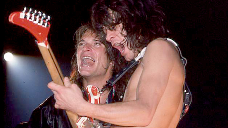 David Lee Roth and Eddie Van Halen 1984