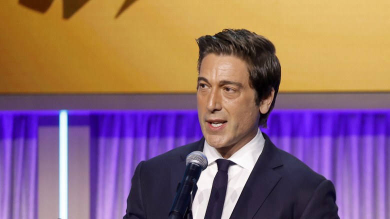 David Muir speaking