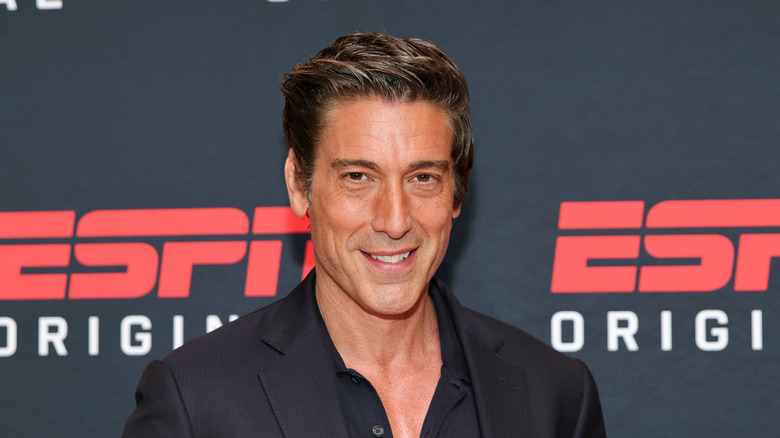 David Muir at a red carpet event