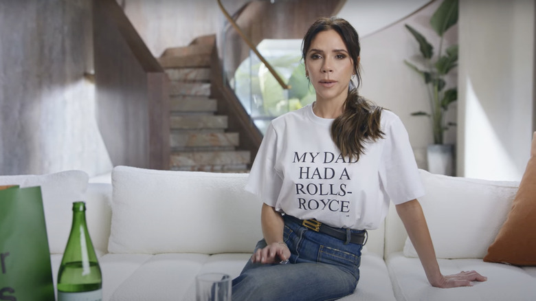 Victoria Beckham in an Uber Eats commercial