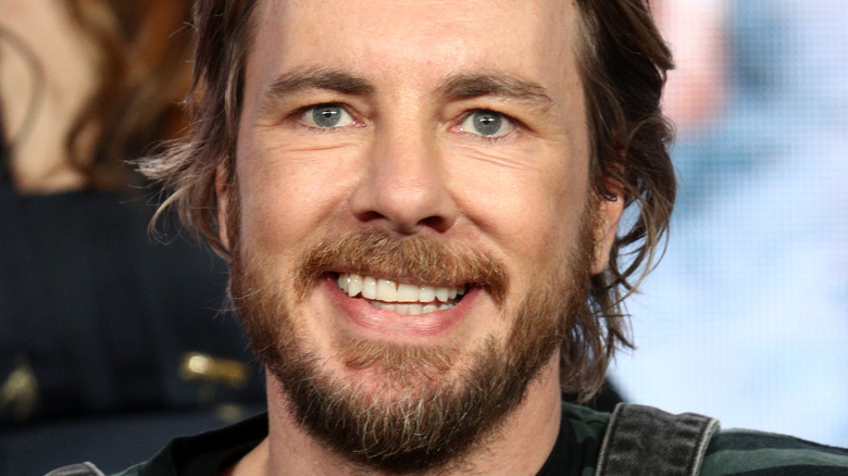 Dax Shepard smiling on the red carpet