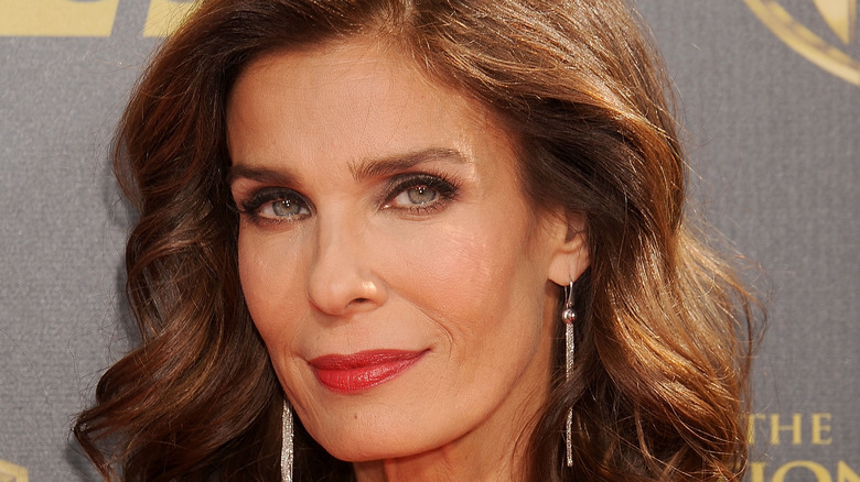 Kristian Alfonso posing at an event