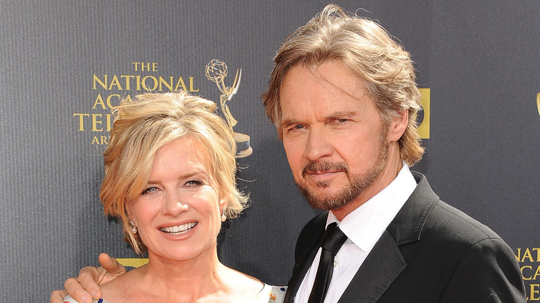 Mary Beth Evans and Stephen Nichols smiling 