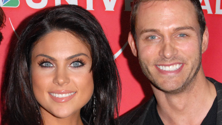 Nadia Bjorlin and Eric Martsolf smiling