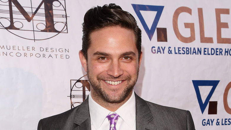 Brandon Barash on the red carpet. 
