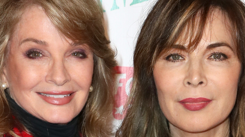 Deidre Hall and Lauren Koslow posing