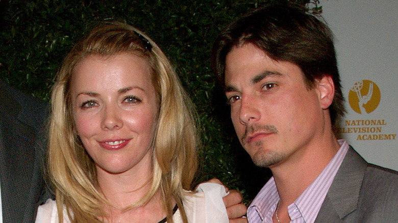 Christie Clark and Bryan Dattilo posing