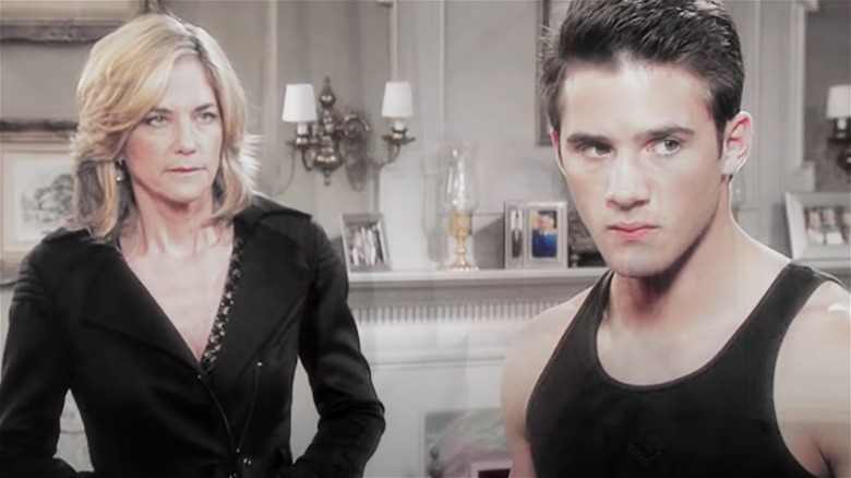 Kassie DePaiva and Casey Moss brooding