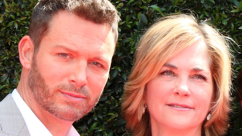 Eric Martsolf and Kassie DePaiva posing