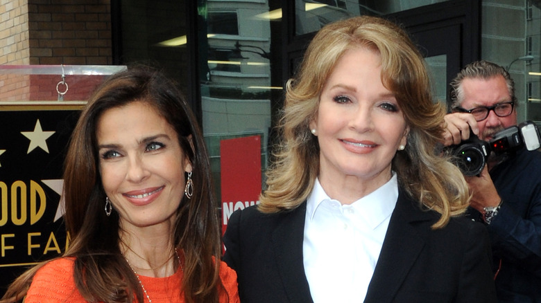 DOOL icons Deidre Hall and Kristian Alfonso posing