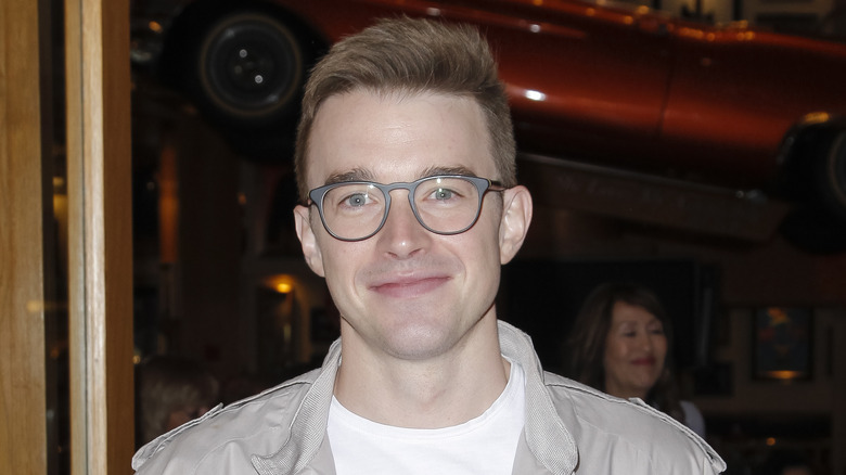 Chandler Massey grinning