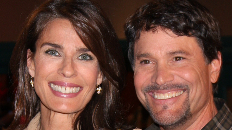 Kristian Alfonso and Peter Reckell as Bo and Hope on Days of Our Lives