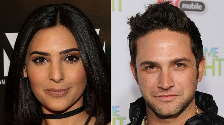 Camila Banus and Brandon Barash on the red carpet