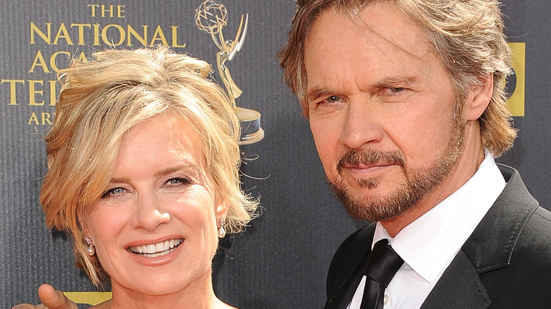 Stephen Nichols and Mary Beth Evans at an event