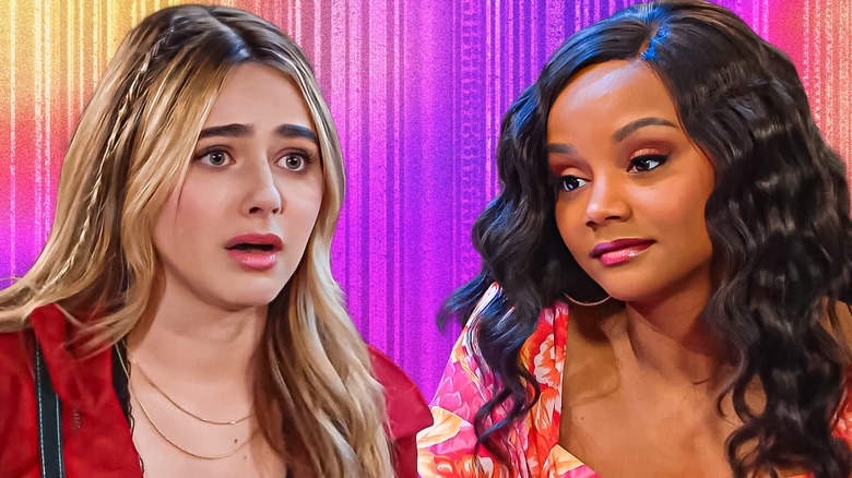  Raven Bowens (Chanel) and Ashley Puzemis (Holly) 