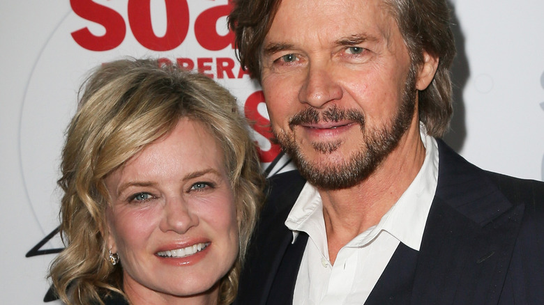 Mary Beth Evans and Stephen Nichols smiling