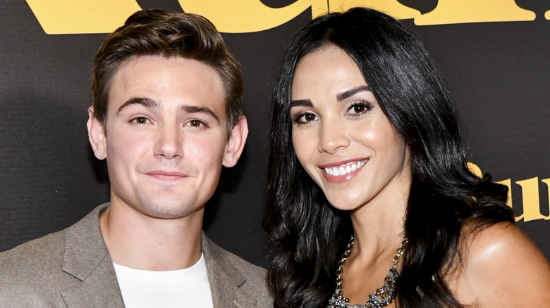 Carson Boatman and Julana Dizon smiling on the red carpet