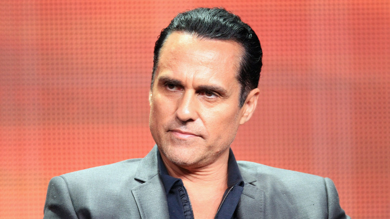 Maurice Benard looking off to the side with a straight face