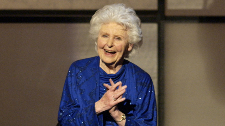 Frances Reid smiling as she's honored with Lifetime Achievement Award