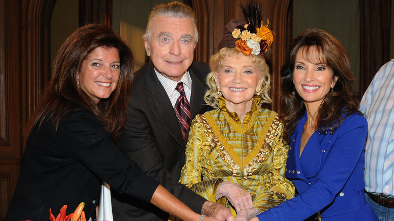 Executive producer Julie Carruthers , actor Ray MacDonnell, writer Agnes Nixon and actress Susan Lucci attend the "All My Children" 10,000 episode celebration on October 16, 2008