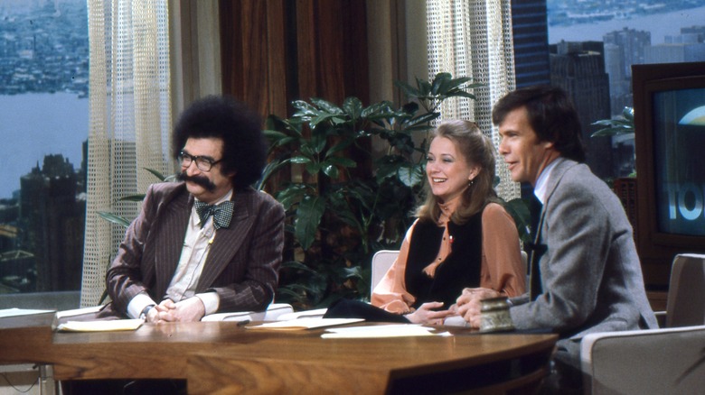 Gene Shalit, Jane Pauley, and Tom Brokaw on the Today show in 1977