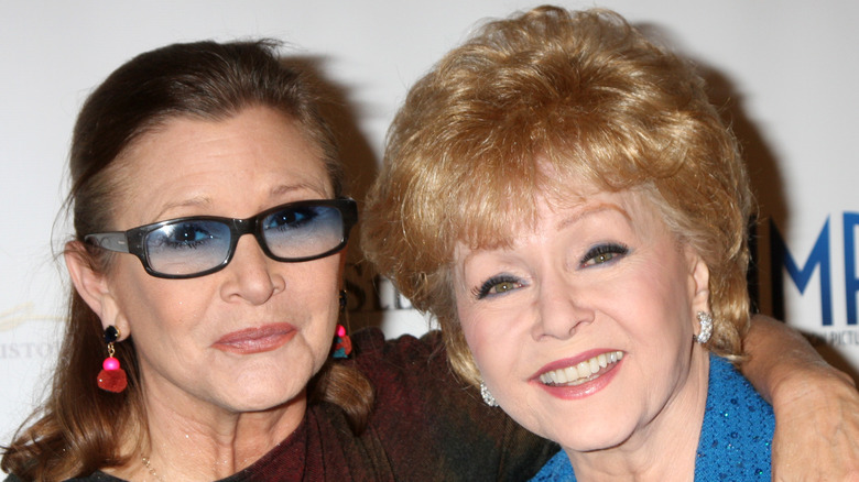 Carrie Fisher, Debbie Reynolds in 2014