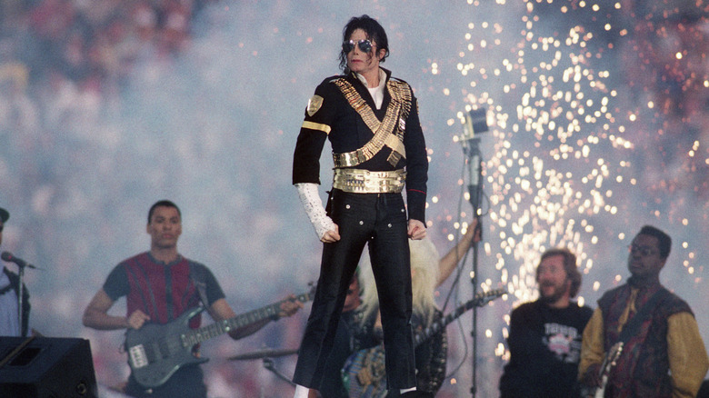 Michael Jackson performing in January 1993
